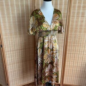 Childish Mayernity Dress 100% Silk  Size M